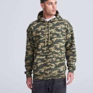 Just Hoods CAMO KAPUCNIS PULÓVER