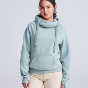 Just Hoods KERESZTEZETT NYAKÚ KAPUCNIS PULÓVER
