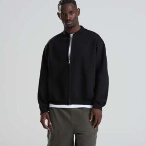 Just Hoods SIGNATURE HEAVYWEIGHT BOMBER PULÓVER